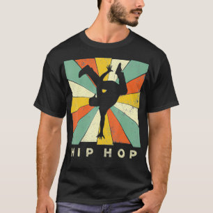 T-shirt Sport Hip hop vintage Rétro