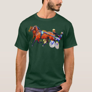 T-shirt Sport Horse Race et Harnais Racing T-Shi