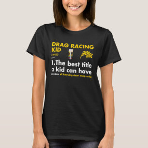 T-shirt Sport Kid Definition Drag Racing 1