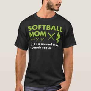T-shirt Sport Maman Définition Softball