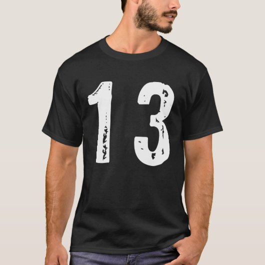 T-shirt Sport numéro 13 (Devant)