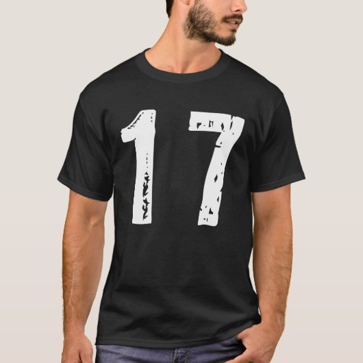 T-shirt Sport numéro 17 (Devant)