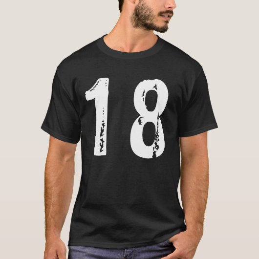 T-shirt Sport numéro 18 (Devant)