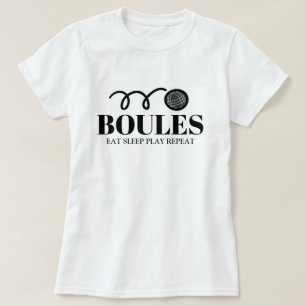 T-shirt sport Petanque boules pour femmes
