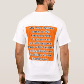 T-shirt Sport préféré (Dos)