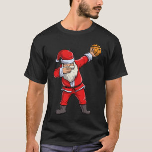T-shirt Sport tamponnant de boule de casquette de Noël de