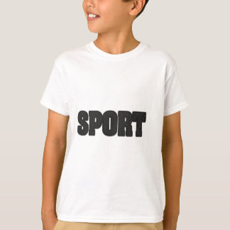 T-shirt Sport Typography Design in Dimpled Rubber Texture