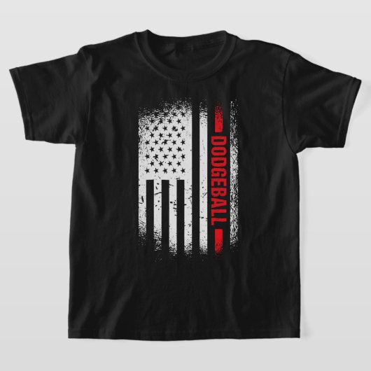T-shirt Sport Us Drapeau Dodgeball 2 (Poser)