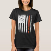 T-shirt Sport Us Drapeau Football Américain 4 (Devant)
