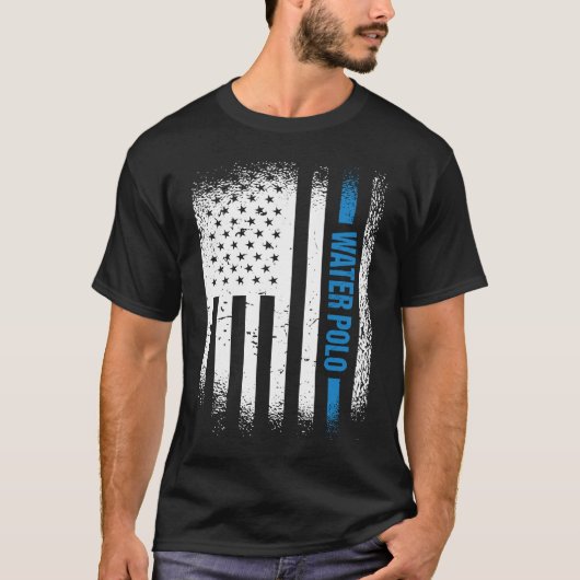 T-shirt Sport Us Drapeau Polo 6 (Devant)