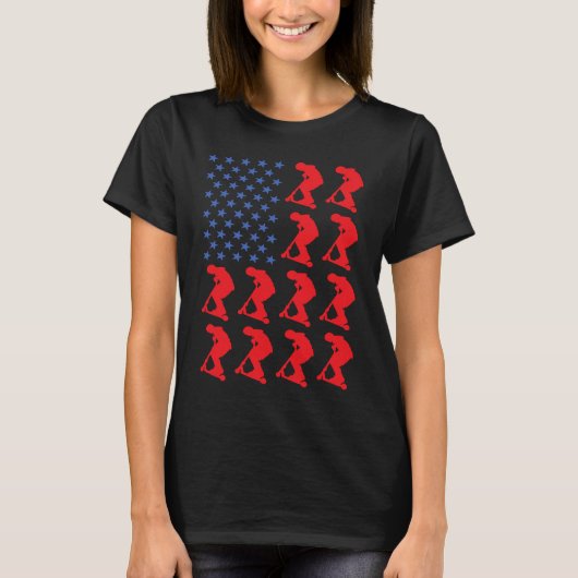 T-shirt Sport Us Drapeau Scooter 2 (Devant)