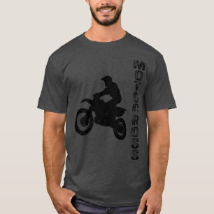 T-shirt Sport vintage Amateurs de Motocross Homme Motocros