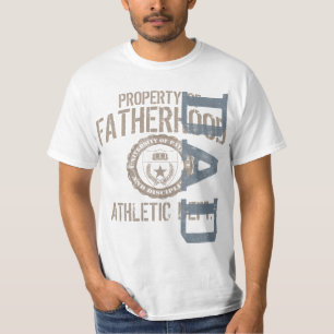 T-shirt sportif de cru de papa de département de