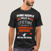 T-shirt Sporting Clays Buddies Call Me PÈRE Sporting Cla (Devant)