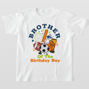 T-shirt Sports Anniversaire Garçon All Shirt Brother