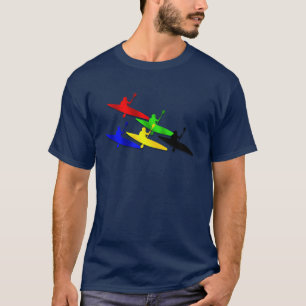 T-shirt Sports aquatiques de kyak de canoë de Kyaking de
