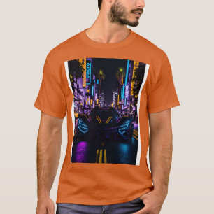 T-shirt Sports Dark Neon à la plage Neon City 2