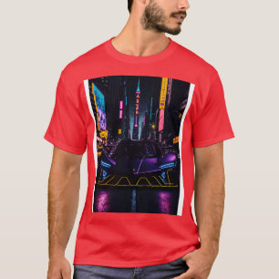 T-shirt Sports Dark Neon en japonais Neon City 25