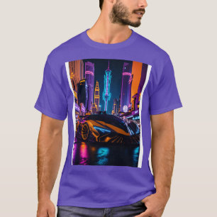 T-shirt Sports Dark Neon en japonais Neon City 9