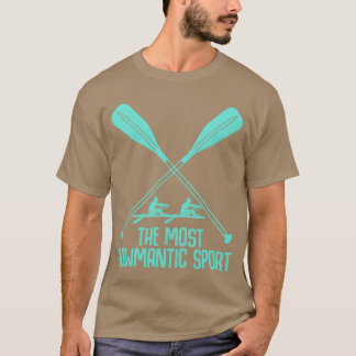 T-shirt Sports d'aviron Rangée Bateau à rames rétro famill