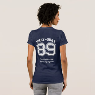 T-shirt Sports de famille Numéro/Nom Team Jersey Type