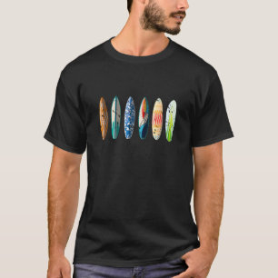 T-shirt Sports d'été Surfboard Surfer Cadeau Surf