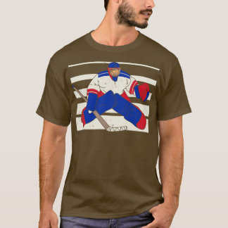T-shirt Sports d'hiver de hockey sur glace