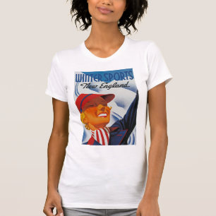 T-shirt Sports d'hiver Nouvelle Angleterre