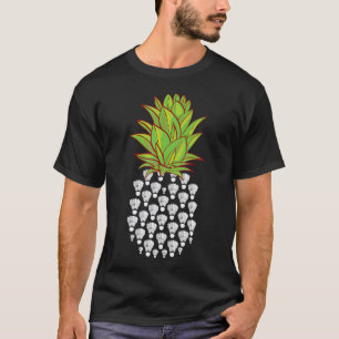 T-shirt Sports Drôle Ananas Vintage