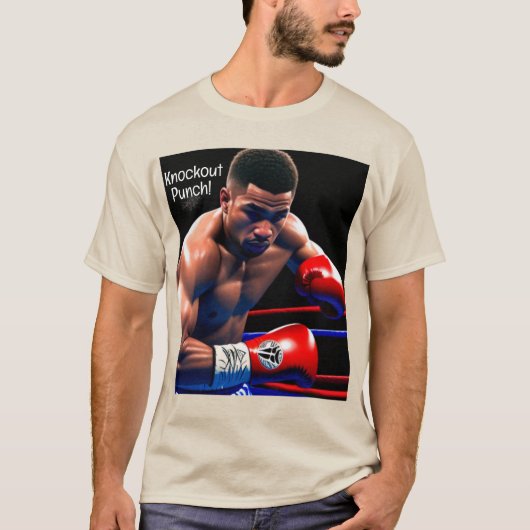 T-shirt Sports is Life - Knockout Punch! (Devant)