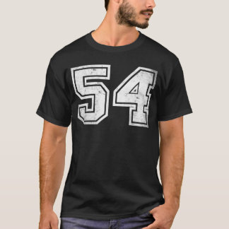 T-shirt Sports Jersey Anniversaire Lucky No. Numéro #54