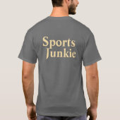 T-shirt Sports Junkie Mens Dk Grey (Dos)