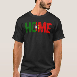 T-shirt Sports Lover Funny Portugal Drapeau Accueil Portug