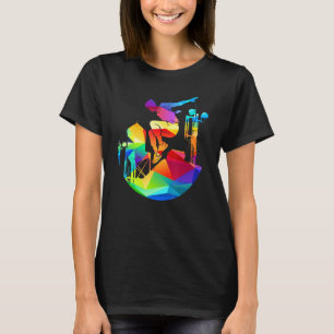 T-shirt Sports Lover Parkour Arty Acrobat Freerunner
