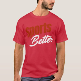 T-shirt Sports Mieux Drôle Sports Cheval Pari Derby vin