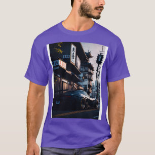 T-shirt Sports sombres dans la ville japonaise 4
