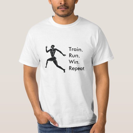 T-shirt Sports sportifs grecs en course Formule gagnante (Devant)