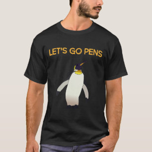 T-shirt Sports Tee#39 ; s Va Pens Drôle Pingouins De Hocke