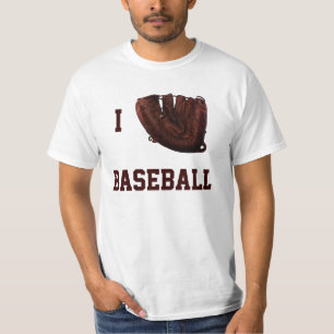 T-shirt Sports Vintage, J'adore le Baseball, Je Gante de B