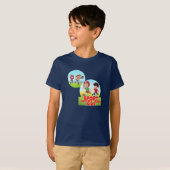 T-shirt Sporty Kids Fun Playtime Design  (Devant entier)