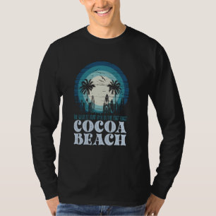 T-shirt Spot de surf de la côte est de Cocoa Beach Rétro S