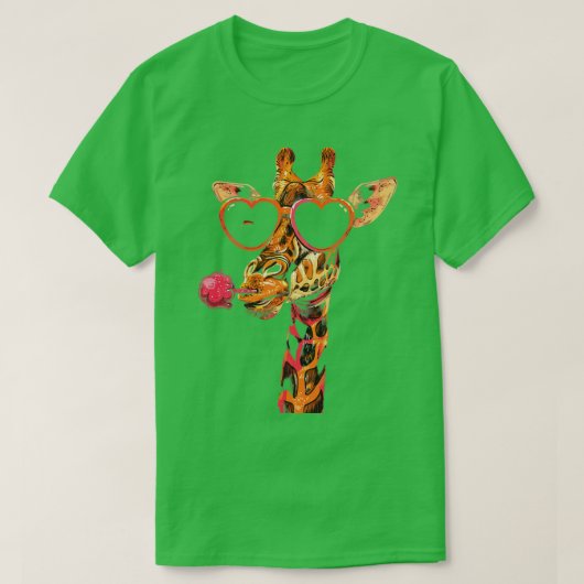 T-shirt Spots de joie Le chemin de la Girafe (Design devant)