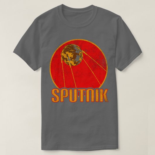 T-shirt Spoutnik 1 Satellite 8 (Design devant)