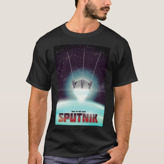 T-shirt Spoutnik "course aux étoiles" (Devant)