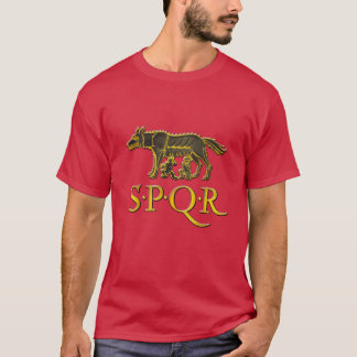 T-shirt SPQR - Lupa Romana