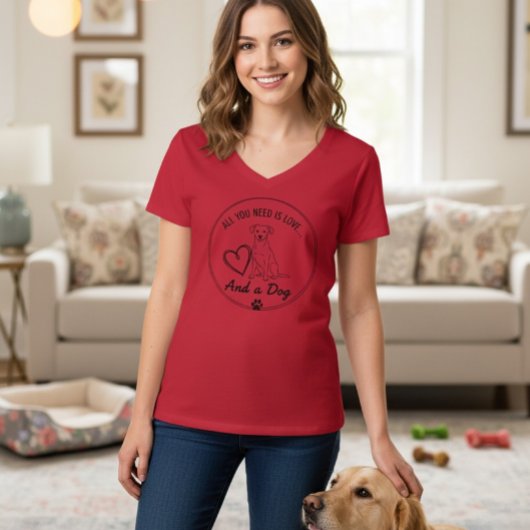 T-shirt Spread love and dog appreciation with this charmin
