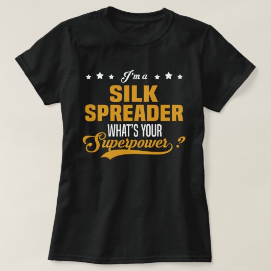 T-shirt Spreader de soie (Design devant)