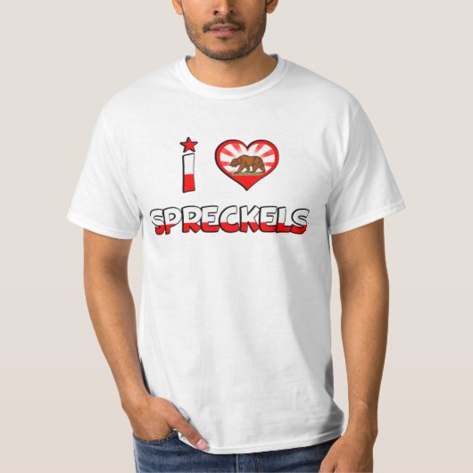 T-shirt Spreckels, CA (Devant)