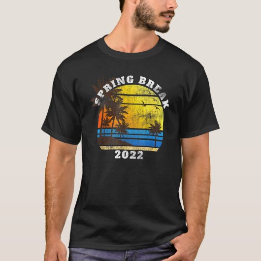 T-shirt Spring Break 2022 Beach Matching Group Party (Devant)