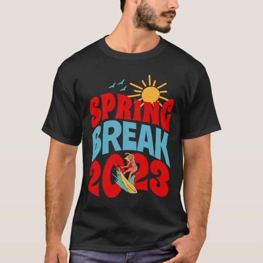 T-shirt Spring Break 2023 Beach Vacation (Devant)